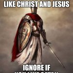 Christ is love meme