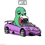 wen | WEN | image tagged in wassie lambo | made w/ Imgflip meme maker