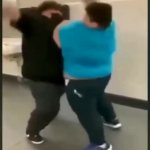 fat ppl fighting GIF Template