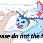 Please do not touch the fish