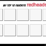 top 10 favorite redheads