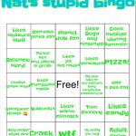 Nat's stupid bingo meme