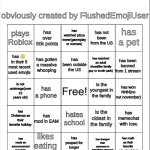 FlushedEmojiUser's bingo