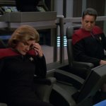 Exasperated Captain Janeway