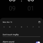 I have the Michael P alarm