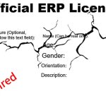 Official ERP License | expired | image tagged in official erp license | made w/ Imgflip meme maker