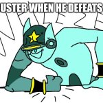 Hi | FILIBUSTER WHEN HE DEFEATS YOU: | image tagged in filibuster obstructa wheeze | made w/ Imgflip meme maker