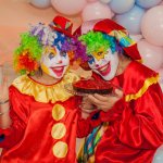 Clown couple