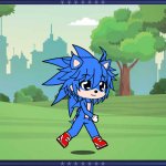 Sonic in Gacha Club