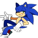 sonic winking