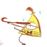 Bill cipher dancing GIF Template