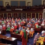Clowns to the right