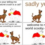 scooby chats with krypto