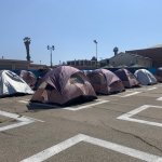 American housless people's tent city