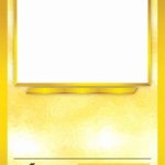 Blank Gold Pokemon Card