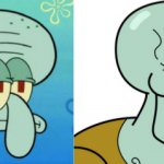 squidward glow up