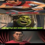 shrek says no to scout
