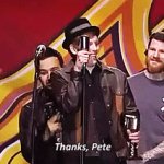 Thanks Pete