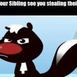 It's better ask to borrow than steal their stuff. | POV: Your Sibling see you stealing their stuff | image tagged in pov,stealing,siblings,unhappy | made w/ Imgflip meme maker