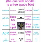 Cal's 3rd bingo meme