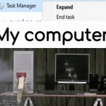 oh my... | My computer: | image tagged in gifs,dive | made w/ Imgflip video-to-gif maker