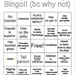 Why-You-Asking's bingo meme