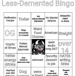 Spike Less-Demented Bingo meme