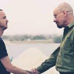 Walter White and Jesse pinkman Shake the hands