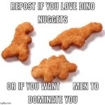 Dino nuggies meme