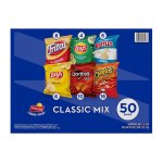 Frito Lay Variety Pack of Snacks and Chips, Classic Mix, 50 ct.