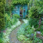 Garden Walk Way | ONCE UPON A TIME... | image tagged in garden walk way | made w/ Imgflip meme maker