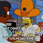 Homer Simpson Spy Hat.