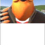 pootis bird annoys this character