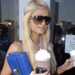 Paris Hilton with Coffee