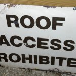 Rooftop Access Prohibited