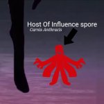 Host of influence spore