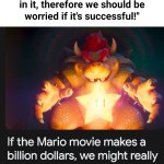 Mario movie meme