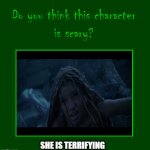 do you think black ariel is scary? | SHE IS TERRIFYING | image tagged in do you think this character is scary,walt disney,monsters,demon slayer,terrorism | made w/ Imgflip meme maker