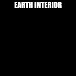 Earth Interior | EARTH INTERIOR | image tagged in earth interior | made w/ Imgflip meme maker