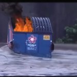 Dumpster fire flood