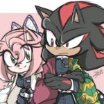 shadow and amy but demon slayer