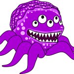 Purple Mutant Monster