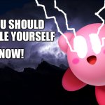 you should inhale yourself NOW!