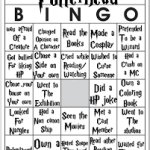 Potterhead bingo template