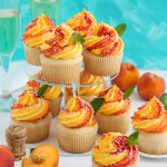 Peach Cupcakes