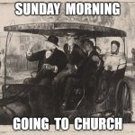 GOING TO CHURCH