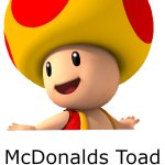 McDonald’s toad