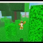 /e dance roblox(Minecraft-like build mode in Piggy) GIF Template