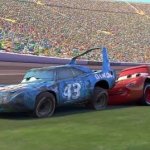 Lightning McQueen pushes The King template