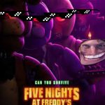 Check out my new rocket through the robots that are the brand new one two buckle their shoes | image tagged in fnaf movie poster | made w/ Imgflip meme maker